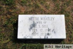 Antoinette Ruth "nettie" Whatley Sell