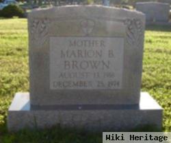 Marion B Brown