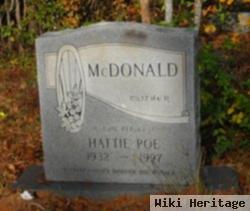 Hattie Poe Mcdonald