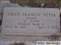 Oren Francis Teeter