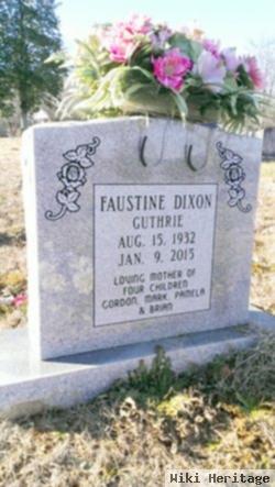 Faustine Dixon Guthrie