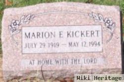 Marion E Kickert