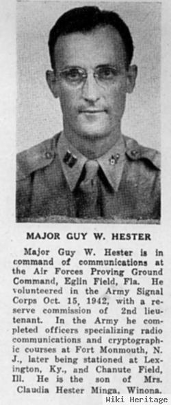 Col Guy Wilson Hester