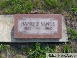 Harry F Vance