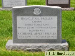 Capt Irving Stahl Presler