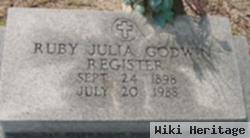 Ruby Julia Godwin Register