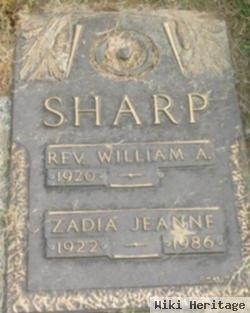 Zadia Jeanne Sharp