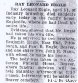 Ray Leonard Engle