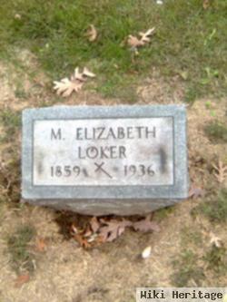 M Elizabeth "lizzie" Loker