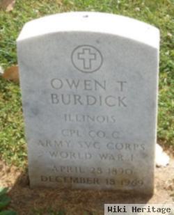 Owen T. Burdick