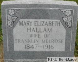 Mary Elizabeth Hallam Melrose