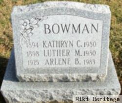 Kathryn C Bowman