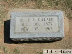 Ollie R Dillard