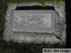 Donna Jean Hansen Davison