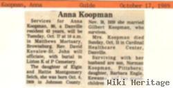 Anna Selch Koopman