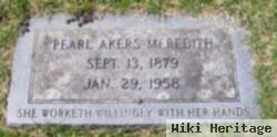 Pearl Ida Akers Meredith