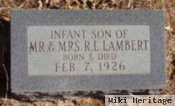 Infant Son Lambert