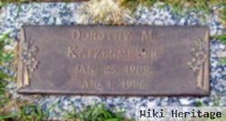 Dorothy M. Katzenmeyer