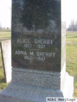 Anna M Sheriff