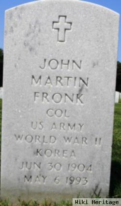 John Martin Fronk