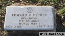 Edward H Decker