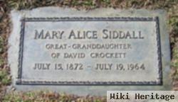 Mary Alice Bruton Siddall