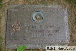 Mary E Kinter