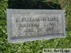 E. Elizabeth ? Lippy