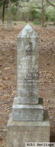 Jane Rebecca "janie" Stephens Mcleod