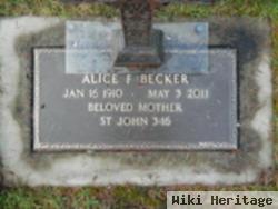 Alice F Becker