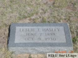 Leslie T Hasley