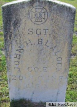 Sgt John H Blalock