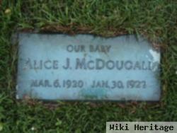 Alice J. Mcdougall
