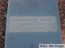 Helen Greene Bowden