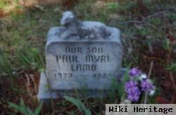 Paul Myrl Lamb