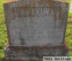 William A Galloway