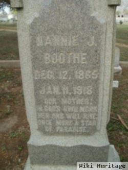 Nannie Jane Cunningham Boothe