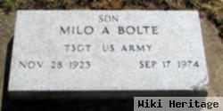 Milo A. Bolte