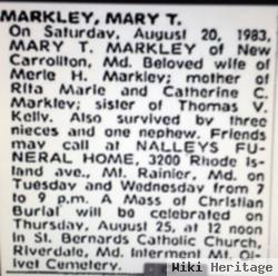 Mary Theresa Kelly Markley