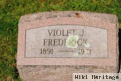 Violet J Frederick