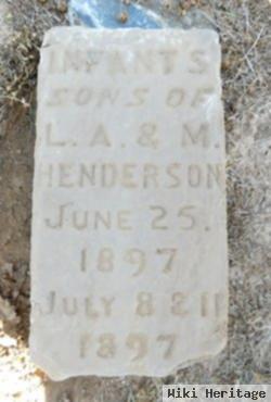 Infant Son Henderson