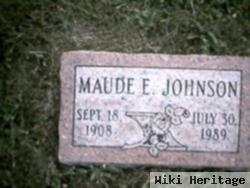 Maude E Johnson