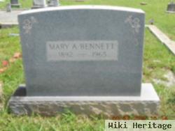 Mary A Bennett