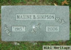 Maxine B Simpson