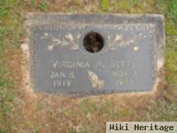 Virginia M. Betts