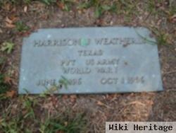 Harrison J Weatherly