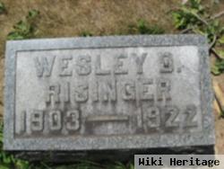 Wesley D Risinger