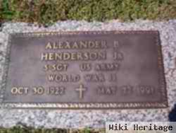 Alexander B Henderson, Jr