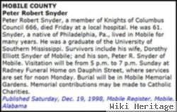 Peter Robert Snyder