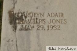 Carolyn Adair Chambers Jones